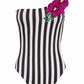 Vanda - White One Shoulder Style Swimsuit