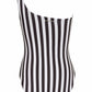Vanda - Black One Shoulder Style Swimsuit