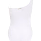 Vanda - Fuchsia One Shoulder Style Swimsuit