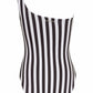 Vanda - White One Shoulder Style Swimsuit
