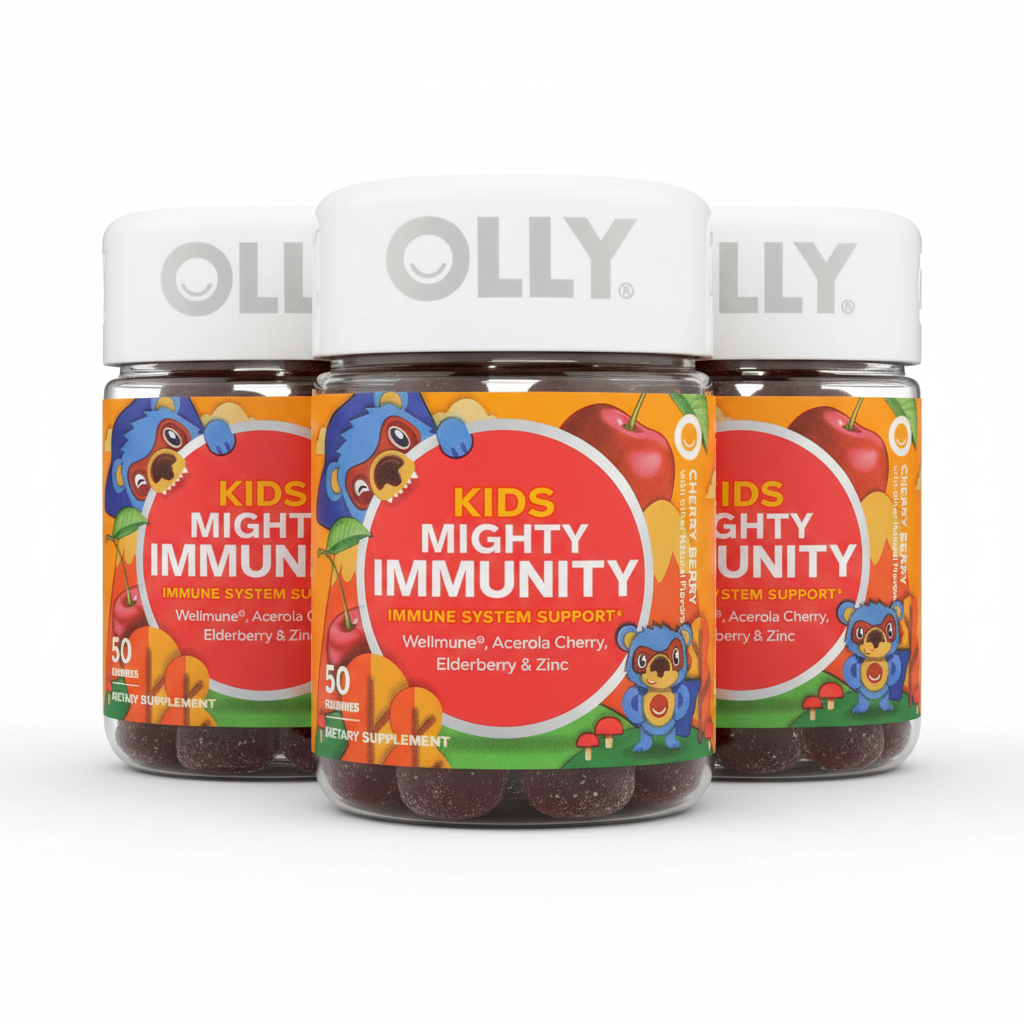 Olly Immunity Kids Gummy Vitamins - 50 Count (Pack of 3)