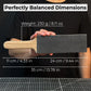 One-Sided Leather Strop For Knife Sharpening & Polishing Compound