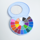 Watercolor Palette Party Favors (24 colors+brush) | Kids Craft Birthday Party Supplies | Paint Palette Party Accessories