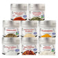 Pantry Starter Kit | Essential Spices, Seasonings, Salts | 8 Magnetic Tins | Gustus Vitae