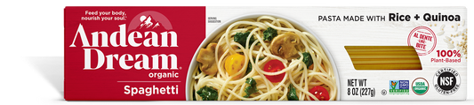 Andean Dream Gluten-Free Quinoa Spaghetti Pasta, 8 Oz. (Pack of 12)