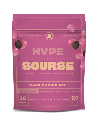 Hype Bites Chocolat: Vitamin Infused, 6-Pack 2.2 Oz