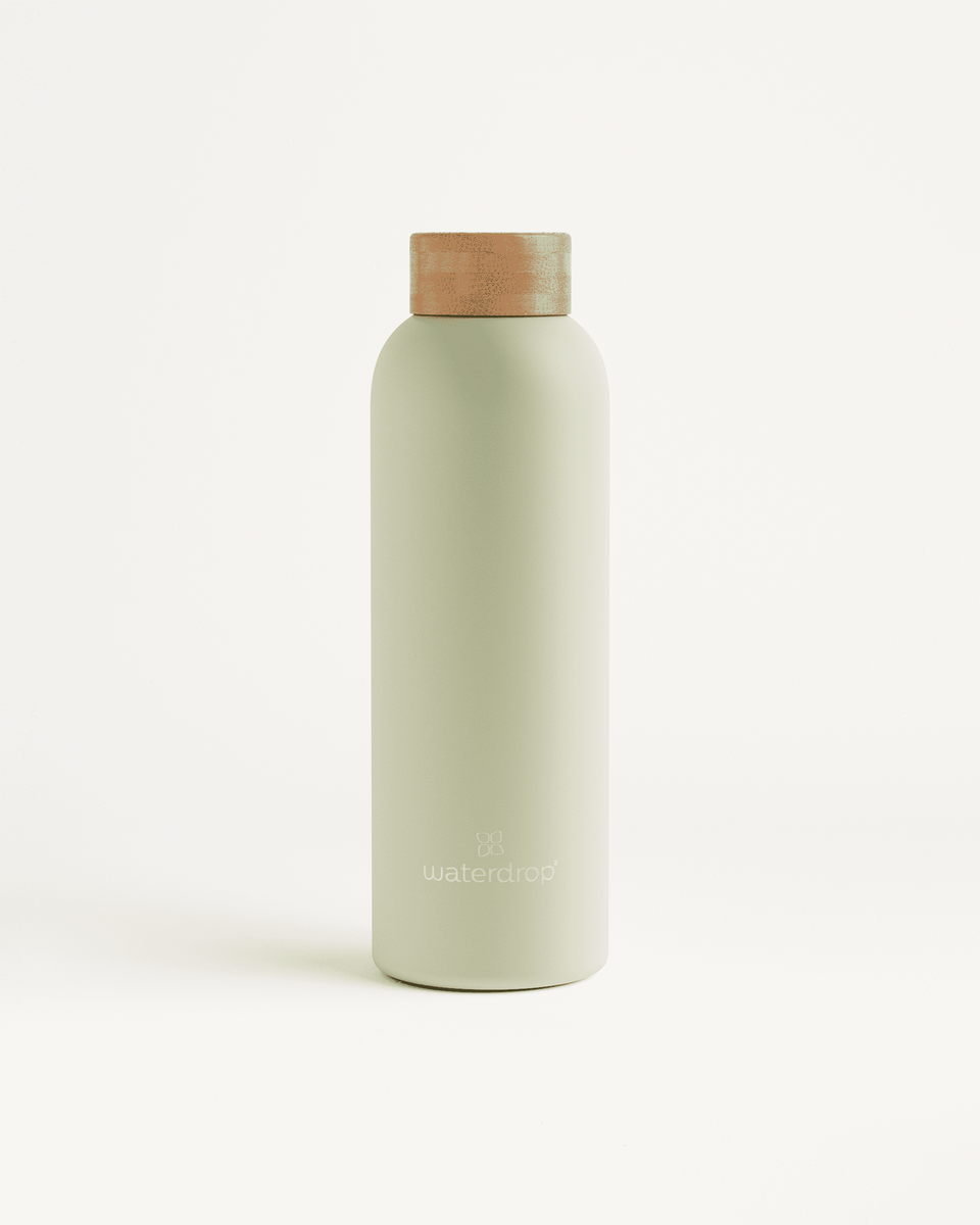 Waterdrop Steel Bottle - Olive 20oz (Pack of 4) - Reusable Water Bottle
