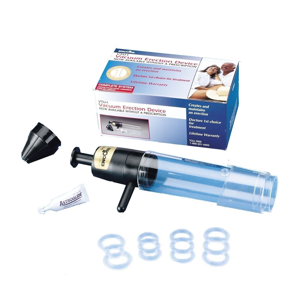 Encore Battery-Operated Vacuum Erection Device OTC - 5-Year Warranty