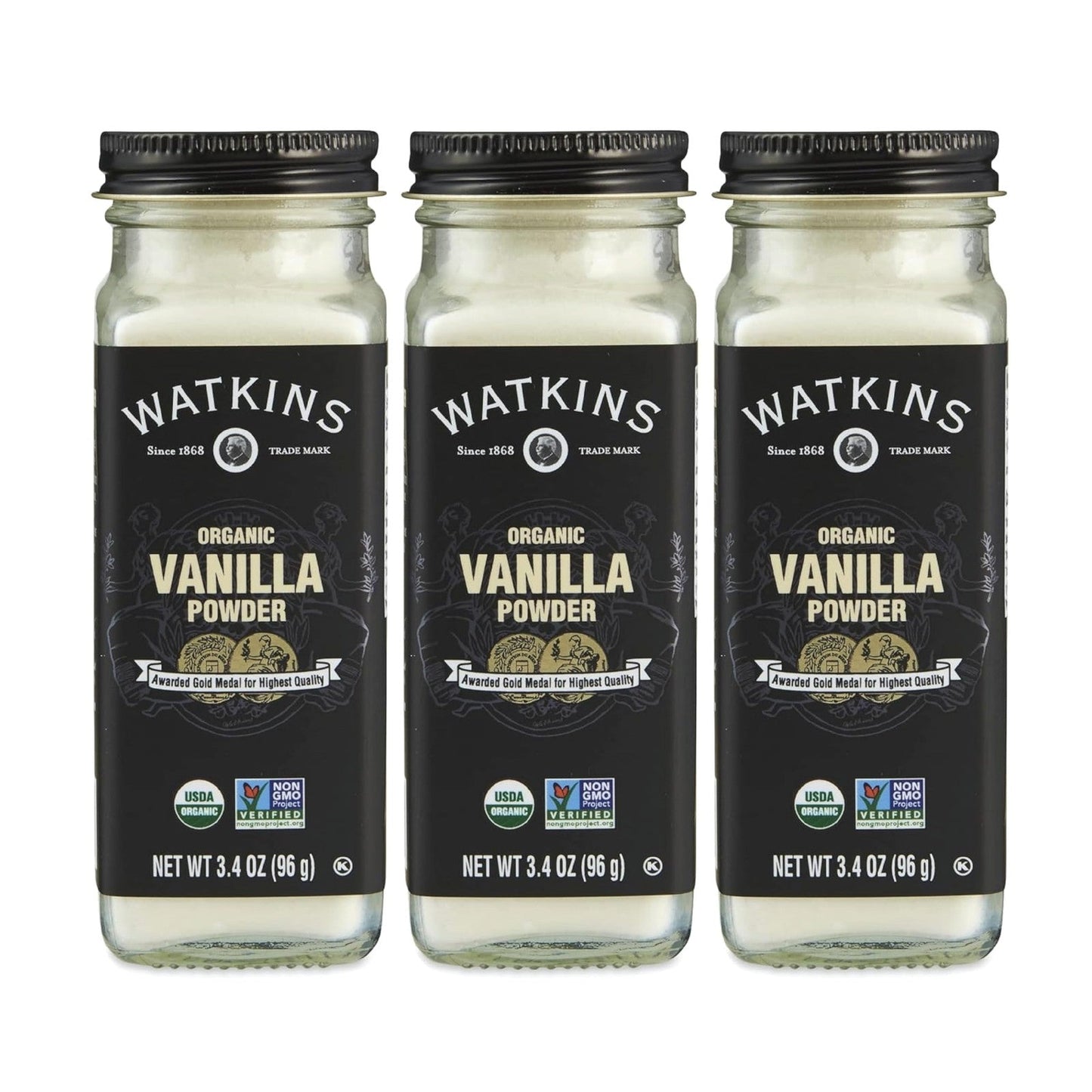 Watkins Seasoning Vanilla Powder, Case of 3, 3.4 Oz