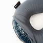 Charcoal Infused Memory Foam Travel Neck Pillow, Odor & Moisture Absorbent Support Cushion