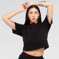 Womens Garment Dye Crop Top