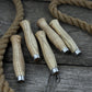 Set of 5 Ash Handles – Ideal for Carving Knives & Hand Tool Repair