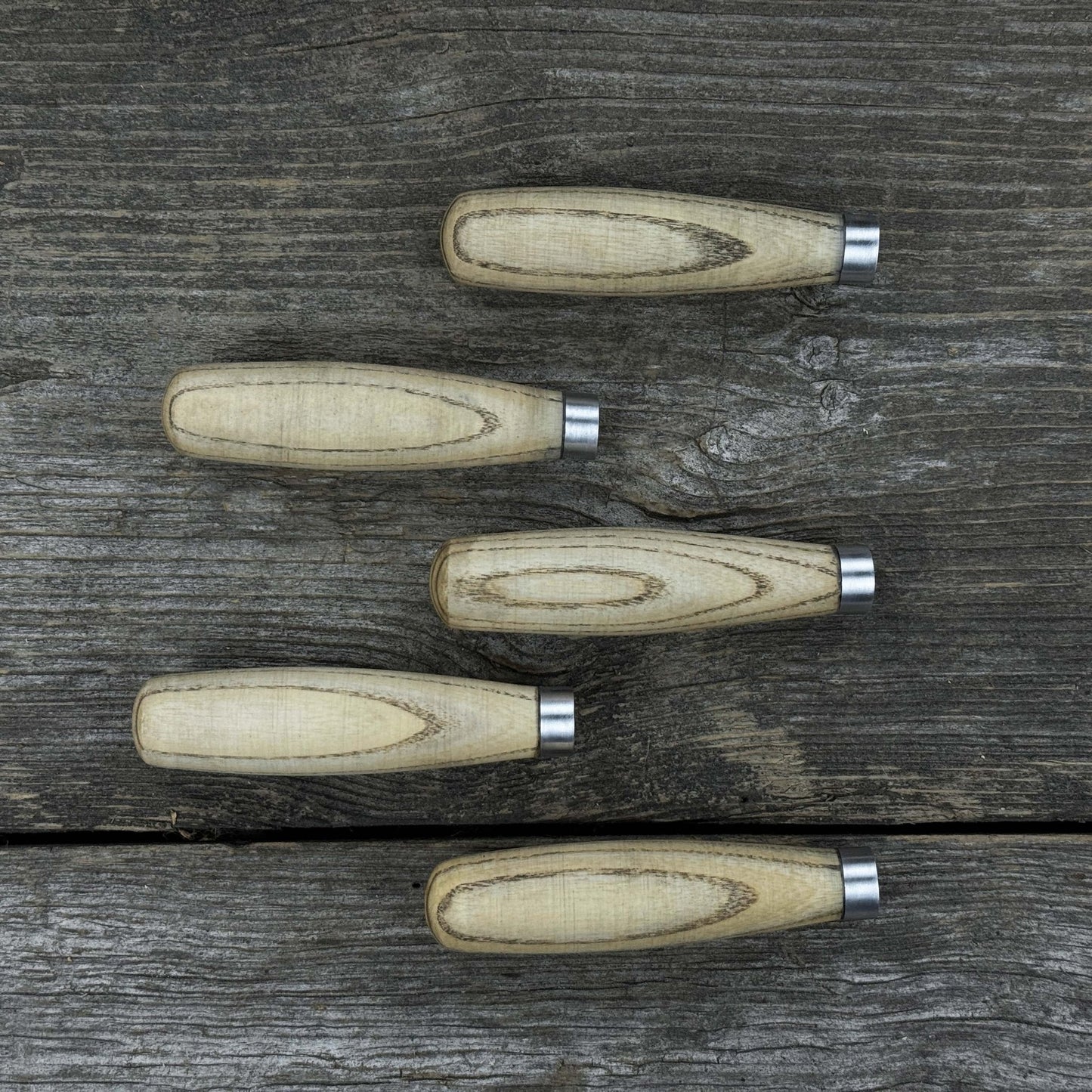 Set of 5 Compact Ash Wood Handles