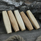 Set of 5 Replacement Wooden Handles for Knives and Drawknives