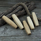 Set of 5 Replacement Wooden Handles for Knives and Drawknives