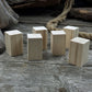 Set of 6 Linden Wood Carving Blanks, 5 × 3 × 3 cm (1.97 × 1.18 × 1.18 in)