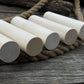 Set of 6 Round Linden Wood Carving Blanks
