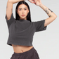 Womens Garment Dye Crop Top