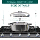 Oval Dutch Oven with Lid - 8 Quart (13 Inch)