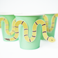 Western Cowboy Party Cups – Snake Sticker Western Cups (x 12)