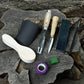 Spoon Carving Kit – Whittling Kit for Beginners with Sharpened Tools & Practice Wood