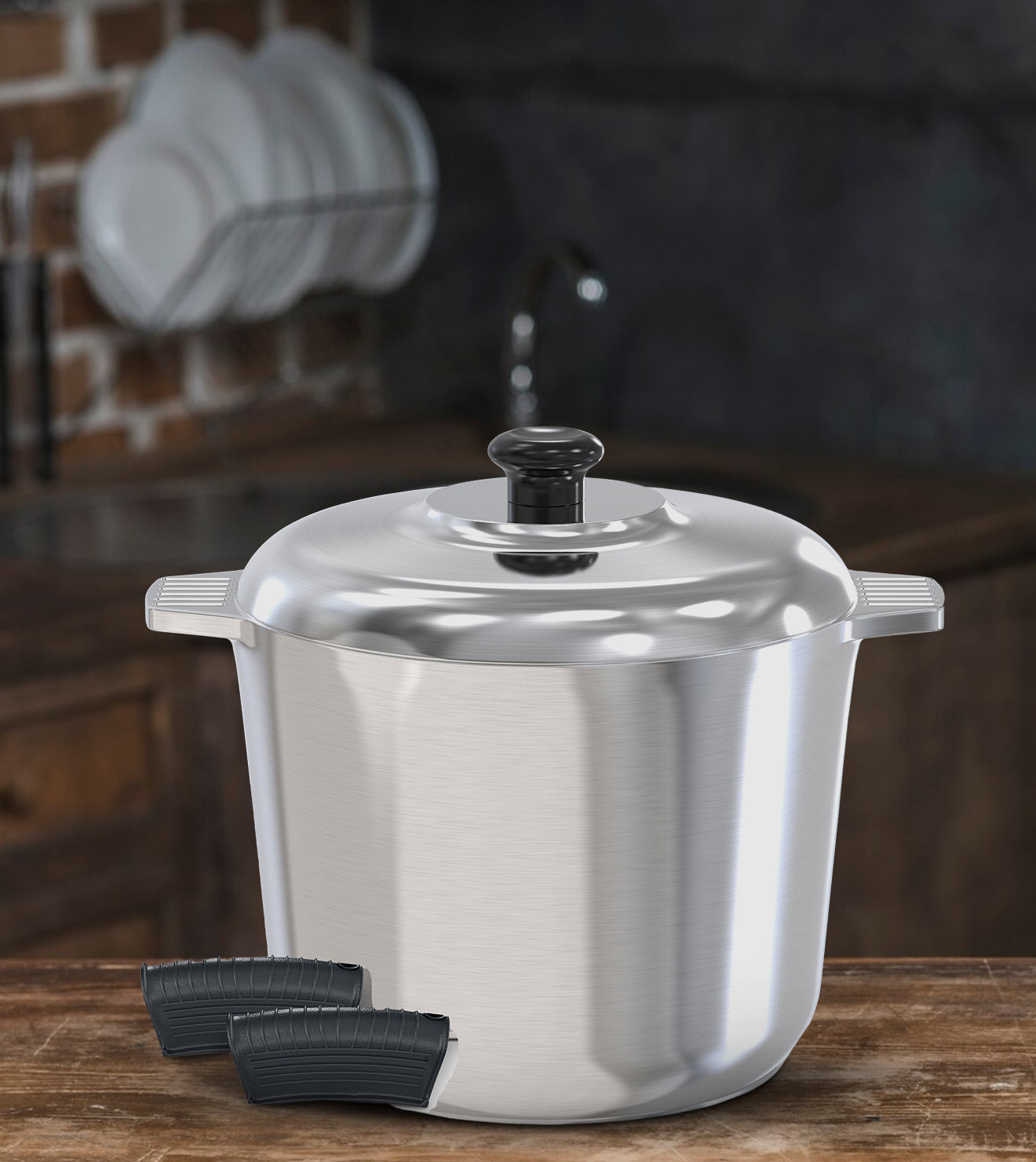 Stock Pot with Lid 14 Quarts