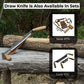 Straight Drawknife, 26 cm (10.2 inches) Cutting Edge