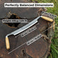 Straight Drawknife, 26 cm (10.2 inches) Cutting Edge