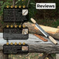 Straight Drawknife with Leather Sheath, 25 cm (9.84 inches)