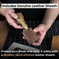 Straight Leather Skiving Knife, 3 cm (1.18 inches)