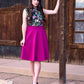 Charlotte Skirt in Magenta - 3X only