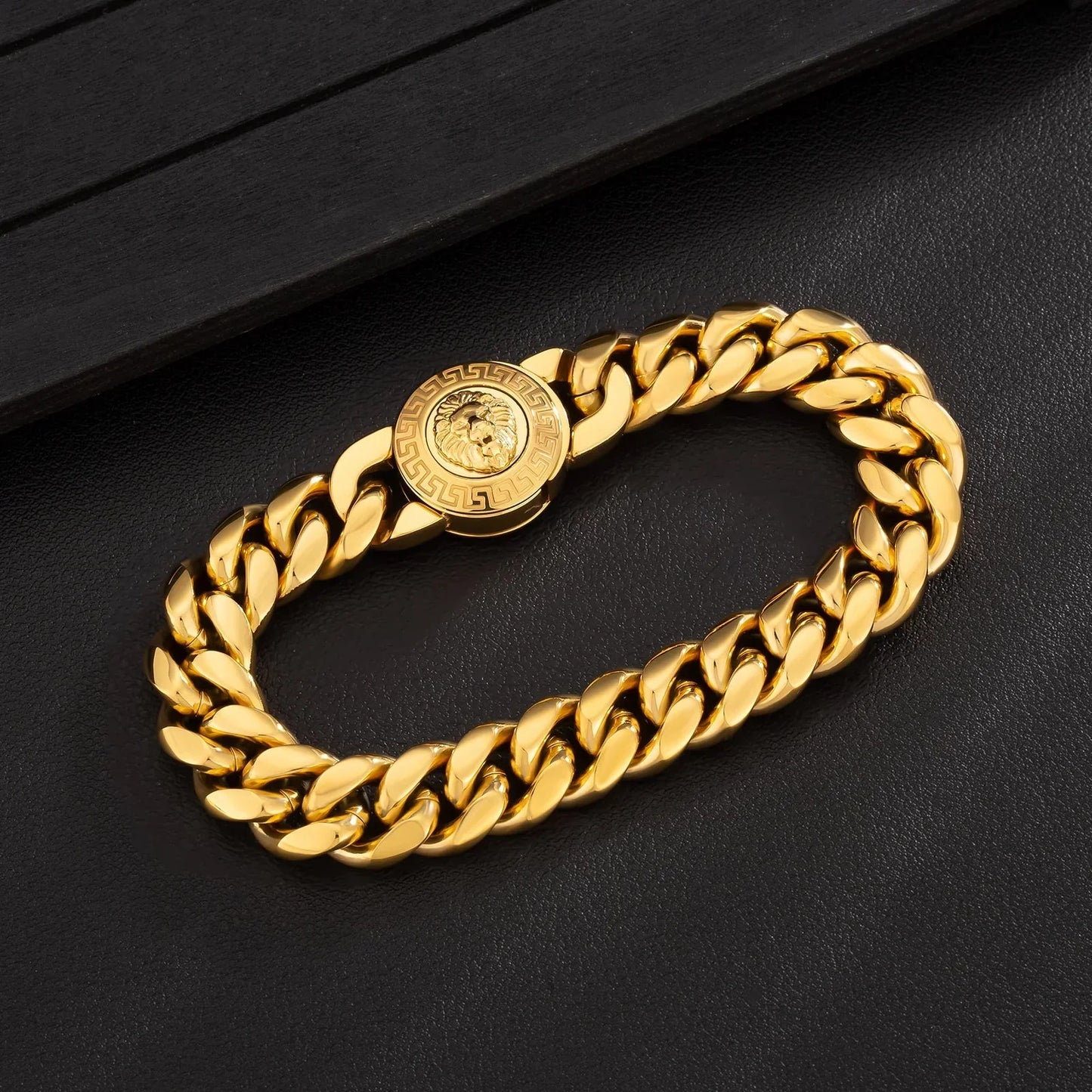 The King - 12mm Cuban Link Bracelet in 18K Gold Plated by Bling Proud | Urban Jewelry Online Store