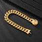 The King - 12mm Cuban Link Bracelet in 18K Gold Plated by Bling Proud | Urban Jewelry Online Store