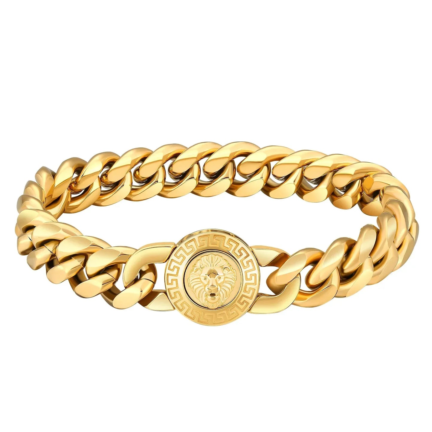 The King - 12mm Cuban Link Bracelet in 18K Gold Plated by Bling Proud | Urban Jewelry Online Store