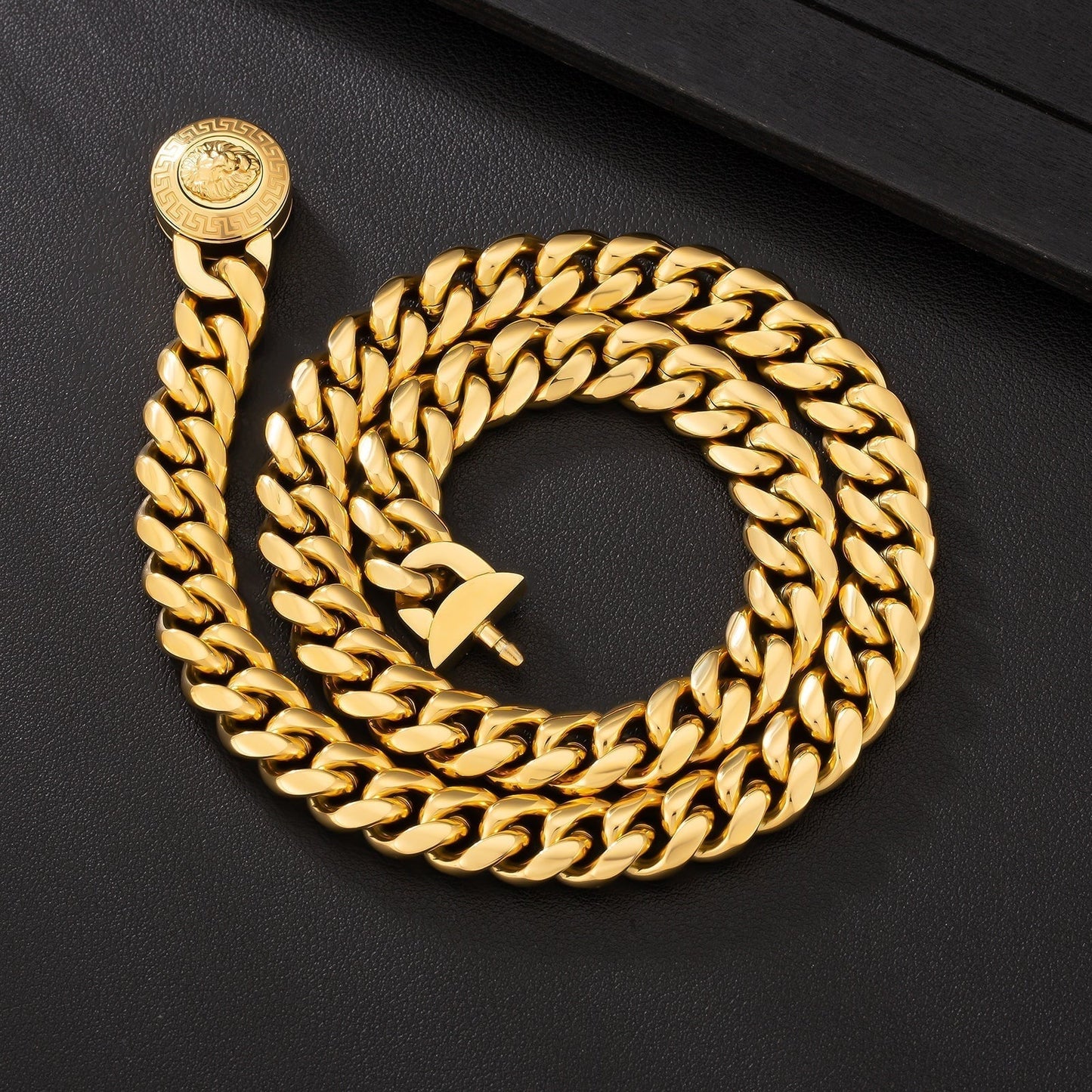 The King - 12mm Cuban Link Chain in 18K Gold Plated by Bling Proud | Urban Jewelry Online Store