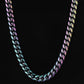 The Rainbow Bridge® - 10mm Rainbow Miami Cuban Link Chain by Bling Proud | Urban Jewelry Online Store