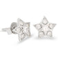 The Shining Star® - 925 Sterling Silver Star Diamond Stud Earrings by Bling Proud | Urban Jewelry Online Store