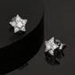 The Shining Star® - 925 Sterling Silver Star Diamond Stud Earrings by Bling Proud | Urban Jewelry Online Store