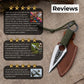 Throwing Knife with Leather Sheath, 19 cm (7.48 inches)
