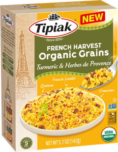 Tipiak Turmeric Rice with Mediterranean Herbs 8x5.1oz