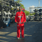 Red Letters x Cam Newton Rhinestone Hoodie - Red