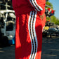 Red Letters x Cam Newton Rhinestone Hoodie - Red