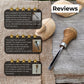 V-Parting Chisel 60 Degree with Palm Handle, 6 mm (0.24 inches)