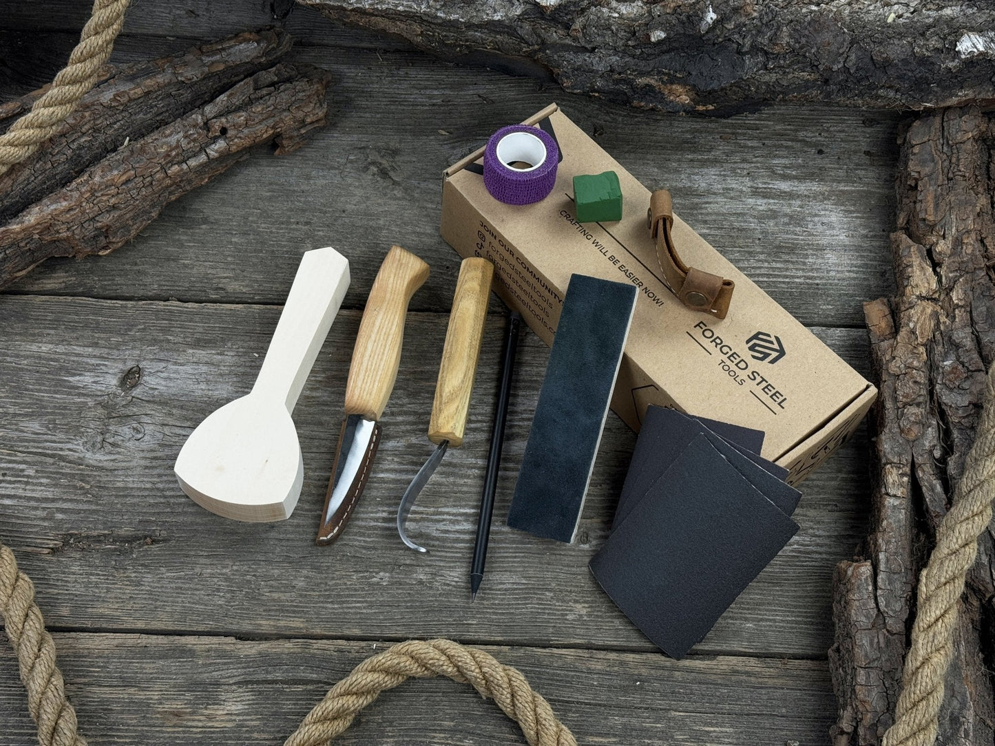Whittle Your First Spoon – Beginner-Friendly Wood Carving Kit