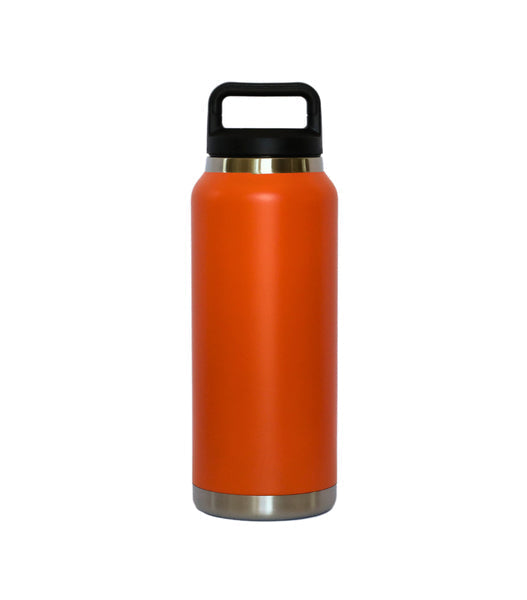 36 Oz Stainless Steel Twist-Off  Cap Water Bottle  - Orange by Creative Gifts