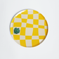 Little Chef Checkered Party Plates (9 Inch, 12 Count) | Kids Cooking Birthday Party Supplies | Colorful Checkerboard Paper Plates
