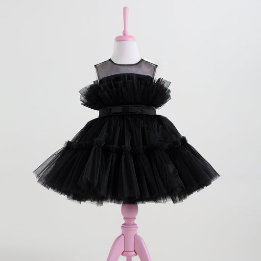 Diana Black Party Dress