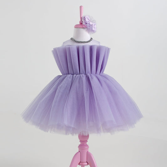 Eliza Lilac Party Dress